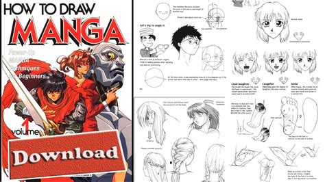 How To Draw Manga Vol 1 Compiling Characters Preview Only Youtube