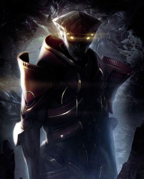 An Image Of A Man In Armor With Glowing Eyes And Headgear Standing In