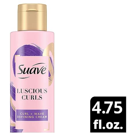 Suave Pink Luscious Curls Curl Wave Defining Cream 475 Fl Oz