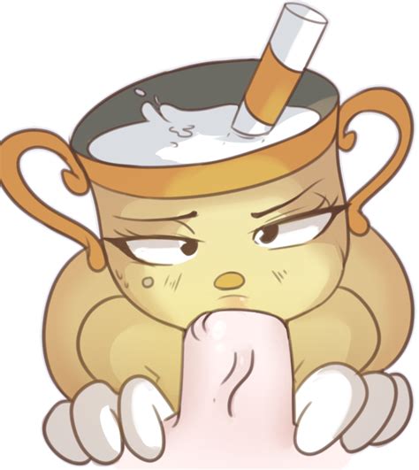 Rule 34 Bhloopy Big Breasts Blowjob Cuphead The Delicious Last Course Cuphead Game Fellatio