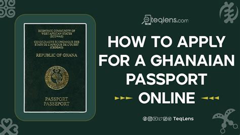 How To Apply For A Ghanaian Passport Online Ghana Tech Base