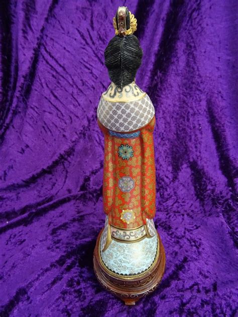 Antiques Atlas Chinese Cloisonne And Ivory Figurine