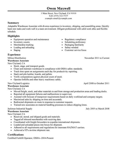 Manufacturing And Production Resume Template For Microsoft Word