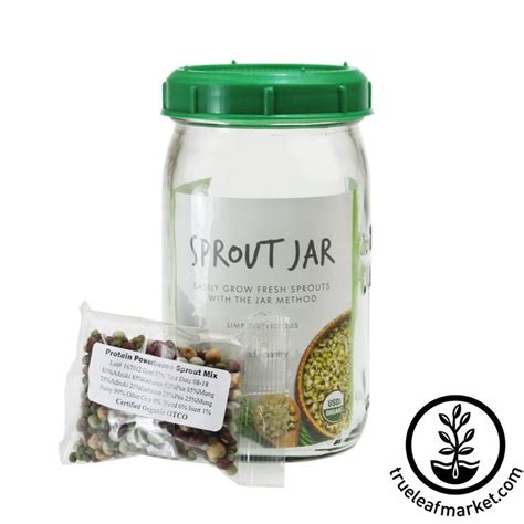 Handy Pantry Sprouting Jar Kits Sprouter Plastic Or Stainless Lids