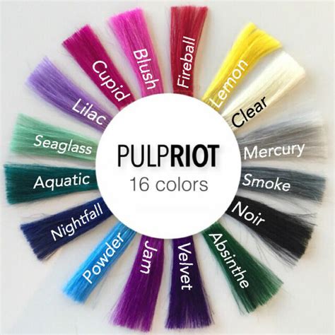pulp riot semi permanent professional direct hair color 4oz choose