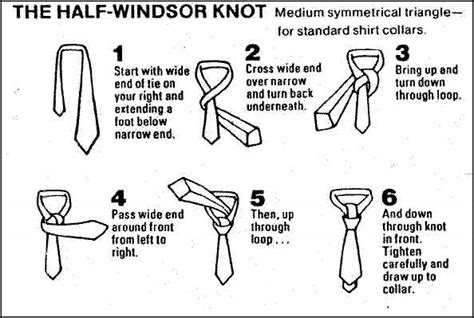 How To Tie A Half Windsor Knot Tie Fighter