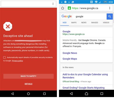 Google Safe Browsing Now Active For All Android Chrome Users Mobilesyrup