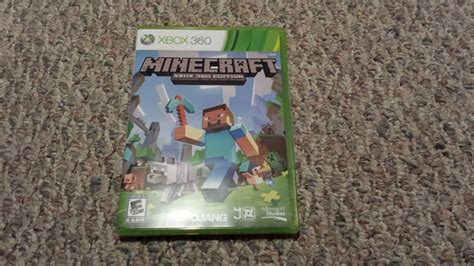 Minecraft Xbox 360 Edition Unboxing Hd Youtube