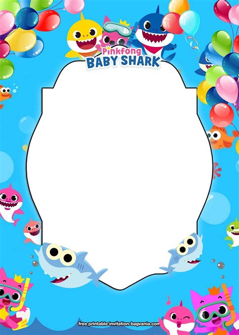 12 Interesting Baby Shark Birthday Invitations