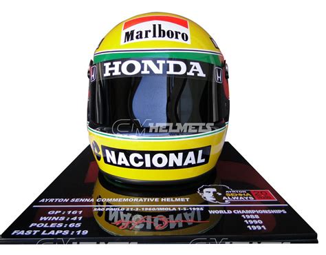 Ayrton Senna 1991 20 Years Commemorative F1 Replica Helmet Limited