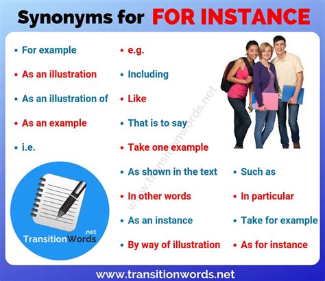 Other Ways To Say For Instance 18 Helpful Synonyms For For Instance