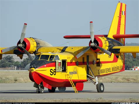 It is one of only a handful of large amphibious aircraft to have been produced in large numbers during the. Canadair CL-215-V (CL-215-1A10) - Orman Genel Mudurlugu ...