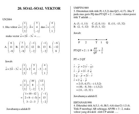 List Of Contoh Soal Dan Pembahasan Perkalian Skalar Dengan Matriks