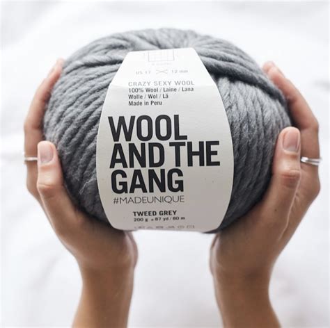 Watg Crazy Sexy Wool Tweed Grey Chunky Yarn Barn