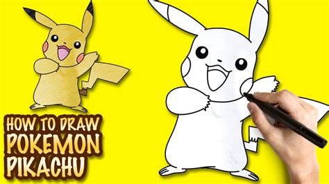How To Draw Pokemon Pikachu Easy Step By Step Drawing