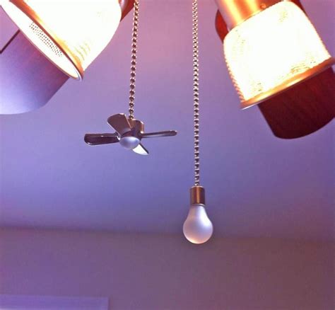 With this ceiling fan light pull make it the hampton bay southwind matte white cfm exhaust bath fan with a remote control. These Fan and Light Bulb Shaped Pull Chains Just Make ...