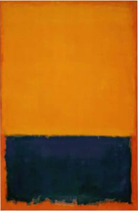 Yellow Blue Orange 1955 By Mark Rothko