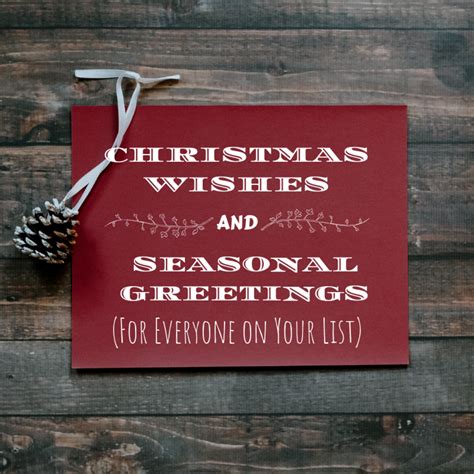 Ideas For Christmas Cards Messages