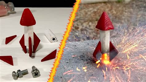 صنع صاروخ طائر 🚀 من قطعة خشب صغيرة يملئ بالوقود ⛽ اكثر من مرة Youtube