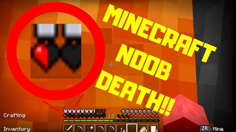 Minecraft Part 4 Noob Death Youtube