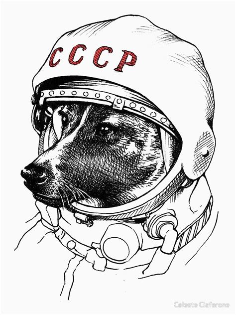 Laika Space Traveler By Celestecia Astronaut Tattoo