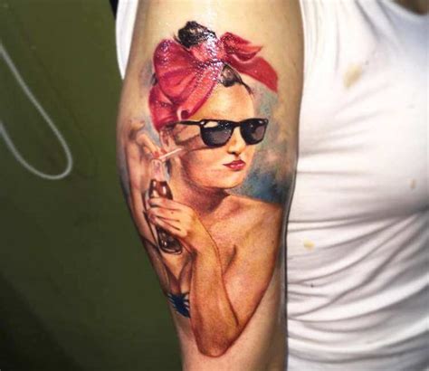 Pin Up Girl Tattoo By Pablo Frias Tattoo Photo 24522