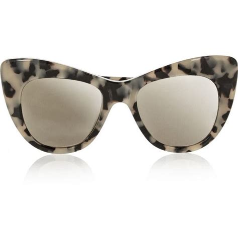Stella Mccartney Tortoiseshell Cat Eye Acetate Sunglasses Black Cat Eye Sunglasses Stella