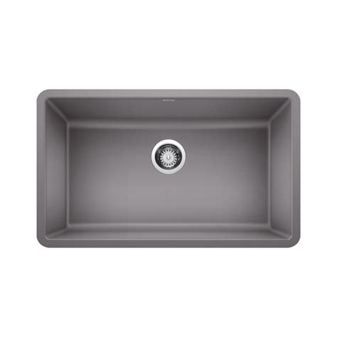 Blanco Precis 30 Undermount Single Bowl Silgranit Kitchen Sink — Rise