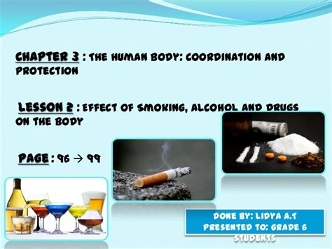 Effects Of Smoking Alcohol And Drugs On The Body