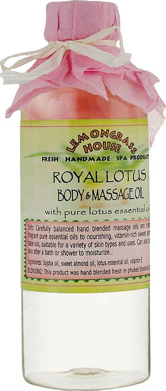 Lemongrass House Royal Lotus Body And Massage Oil Royal Lotus Body Oil Makeupuk