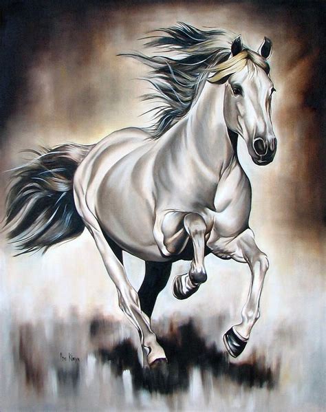 Horse Painting Power By Ilse Kleyn Horse Drawings Horse Painting