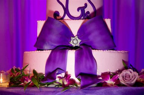 Elegant Purple And White Downtown Tampa Marriott Waterside Wedding