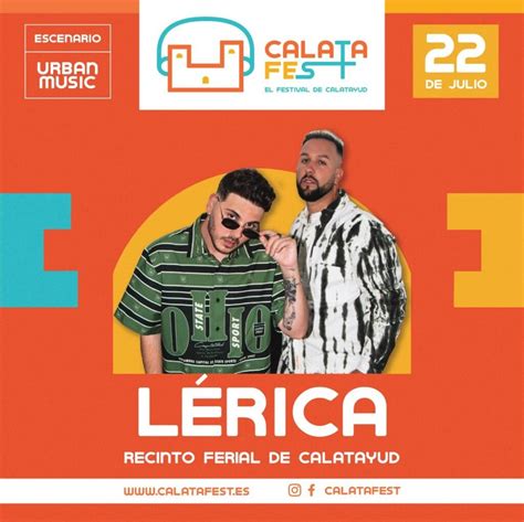 Otra Confirmación En El Calata Fest LÉrica También Estará En El