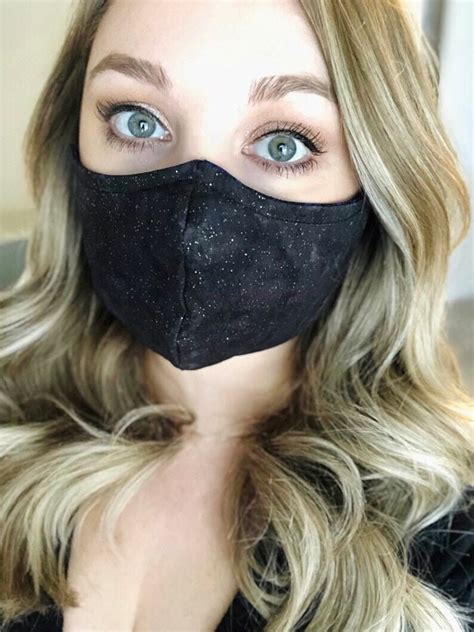 Black Glitter Face Mask Womens Girls Sparkle Cloth Face Mask Etsy