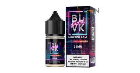 Blvk Pink Iced Berry Banana Salt Ml Blvk Cen Online