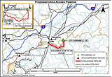 Photos of Columbia Gas Pipeline Map