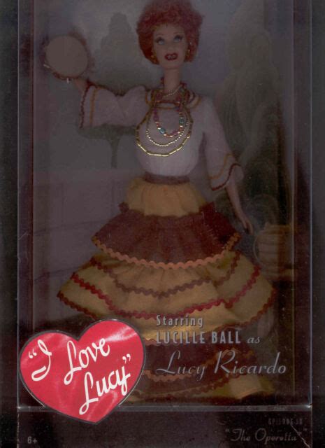 Lucille Ball As Lucy Ricardo In The Operetta I Love Lucy Doll 2005 Mattel Mib Ebay