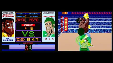 Punch Out Arcade Mr Sandman Seconds Youtube