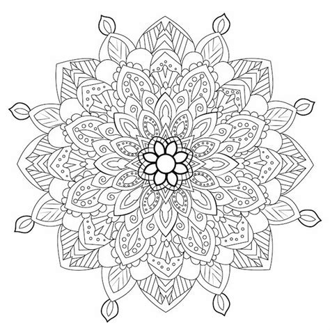Mandalas für erwachsene zum kostenlosen ausdrucken. 1001 + Ideen und Bilder zum Thema Mandala Blumen (mit ...