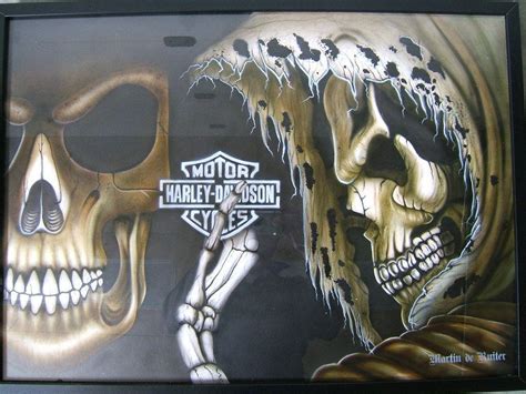 Harley Davidson Skull Wallpapers Hd Wallpaper Cave