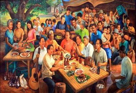 Filipino Art Philippines Asian Painting Pinoy Filipino House