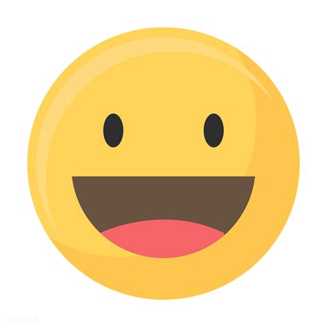 Happy Cartoon Emoji On Transparent Background Png Similar Png Images