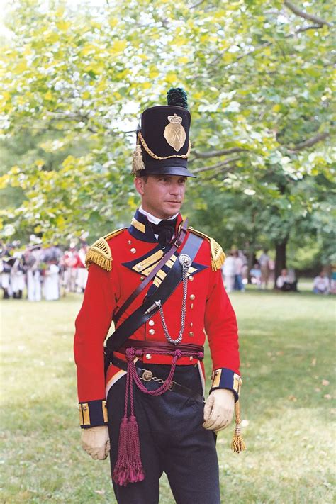 British Officer Cryslers Farm Napoleonic British Uniforms British