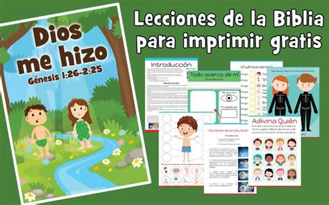 Dios Me Hizo Lección De La Biblia Para Niños Trueway Kids