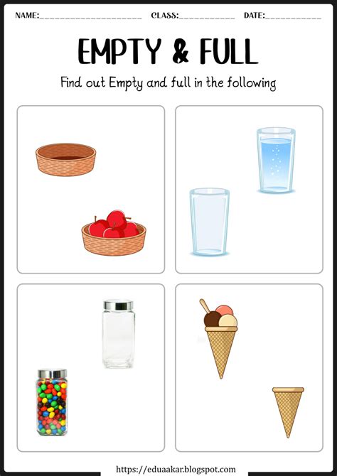 Preschool Thick And Thin Worksheets For Kindergarten