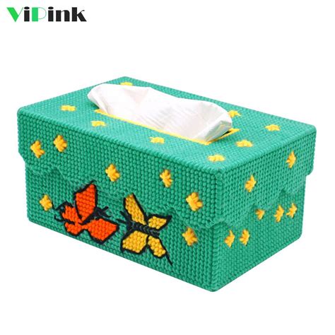 Handmade 3d Diy Butterfly Tissue Box Cover Container Napkin Holder Box