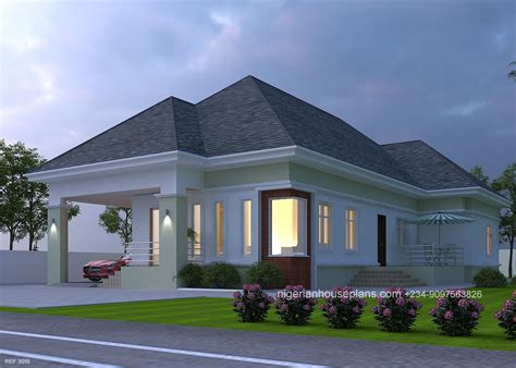 Modern 3 Bedroom Bungalow House Plans In Nigeria Resnooze