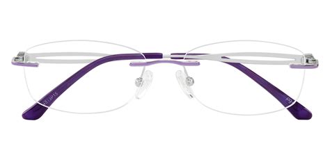 donna rimless prescription glasses purple women s eyeglasses payne glasses