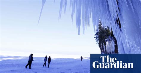 Bitter Cold Turns Caves On Great Lakes Into Stunning Ice Sculptures