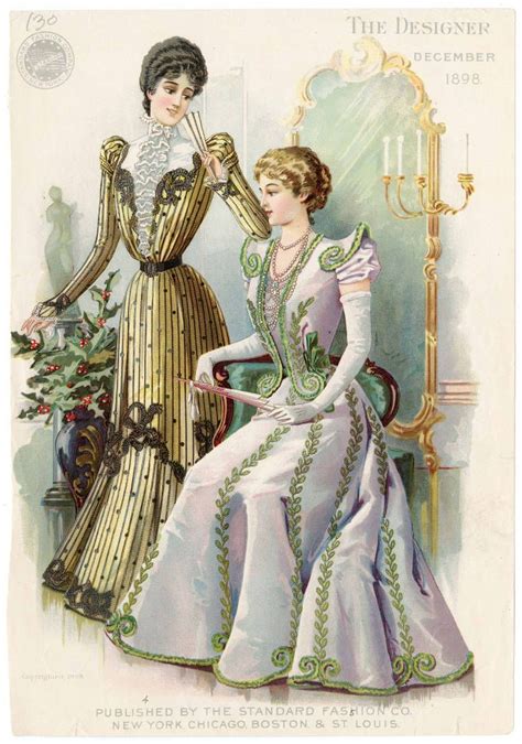 The Met 1898 Women 1897 1899 Plate 064 Fashion Plates Historical